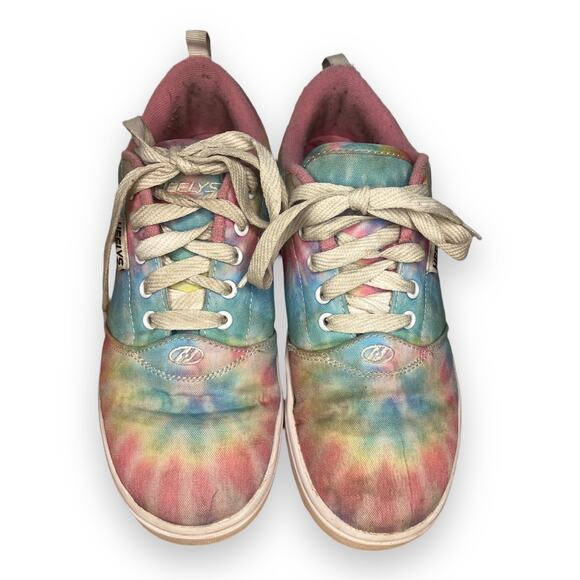 HEELY'S Pro 20 Prints Ivory Ella Tie Dye Elephant Multicolor Skate Shoes, Size 7 - Picture 4 of 6